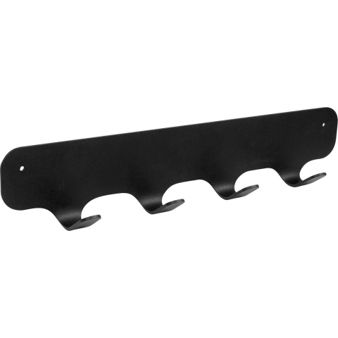 Gorillz Rounded Four - Wandkapstok - 40x6x7,8cm - Zwart