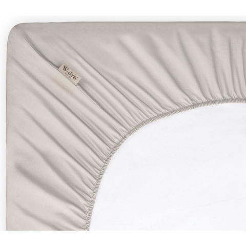 Walra - Hoeslaken Crispy Cotton - 90x200 - Zand