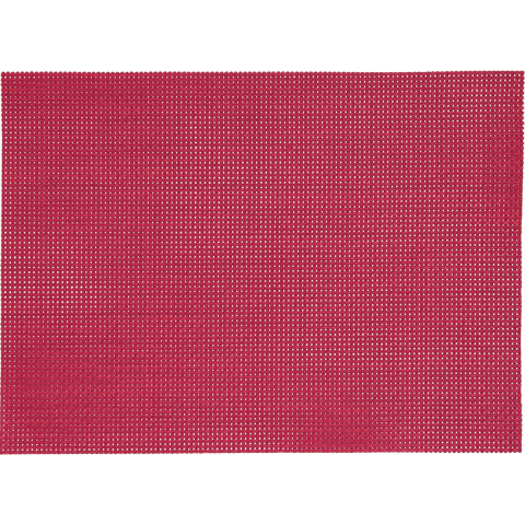 10x Placemats rood geweven/gevlochten 45 x 30 cm -