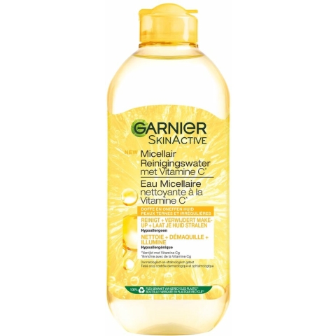 3x Garnier SkinActive Micellair Reinigingswater met Vitamine C 400 ml