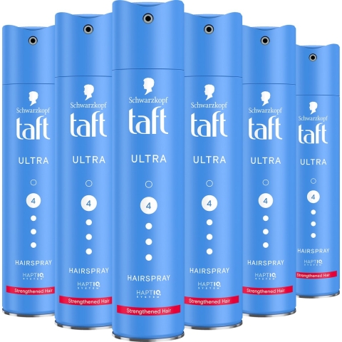 6x Taft Hairspray Ultra Strong 250 ml