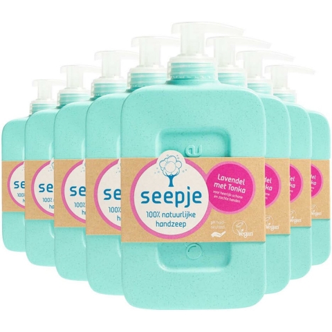 8x Seepje Handzeep Lavendel met Tonka 300 ml