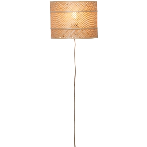 GOOD&MOJO Wandlamp Langkawi - Naturel - Ø32cm
