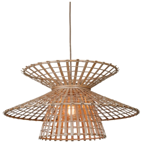 GOOD&MOJO Hanglamp Machupicchu - Naturel - Ø57cm