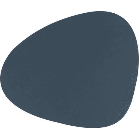 LIND DNA Placemat Nupo - Leer - Dark Blue - 44 x 37 cm
