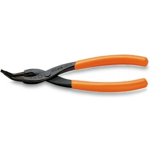 Beta Borgveertangen, inwendig 45° gebogen punten PVC handgreep 1033 180 - 010330017