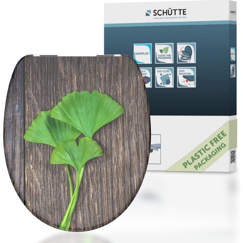 Schutte Duroplast WC-bril GINGKO&WOOD met soft-close
 - 82154 82154