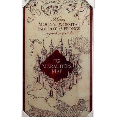 Harry Potter: Marauder's Map 30 x 60 cm Glass Poster