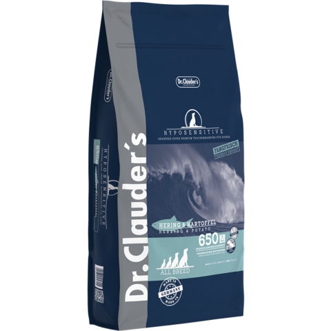 Dr. Clauder's Hyposensitive haring en aardappel hondenvoer 11,5 kg