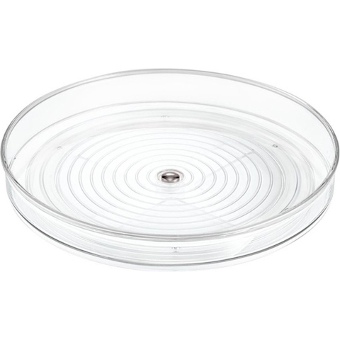 iDesign - Lazy Susan Draaiplateau, 22.9 cm, Kunststof, Transparant - i