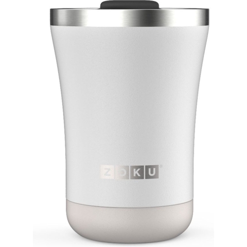 Zoku - Thermosbeker, 0.35 L, RVS|Polypropyleen, BPA vrij, Wit - Zoku