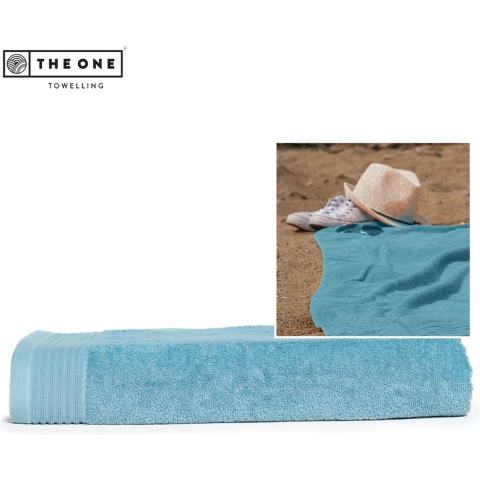 The One Towelling TH1000 Classic Beach Towel - Petrol - 100 x 180 cm