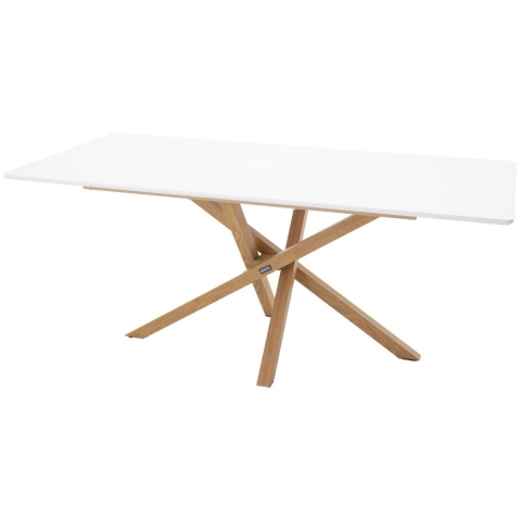 Svea - Zilo rechthoekige eettafel - 180 x 90 cm - wit