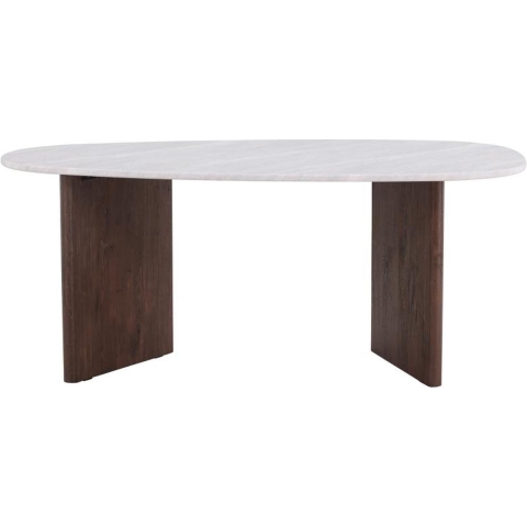 Svea - Movo organische eettafel - 180 x 90 cm - betonlook