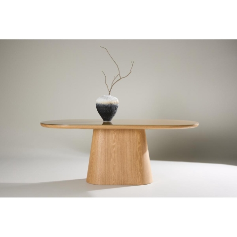 Svea - Violetta ovale eettafel - 90 x 200 cm - naturel