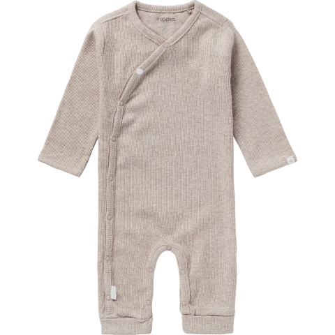 Boxpak Noppies NOOS Playsuit Rib Nevis Taupe Melange