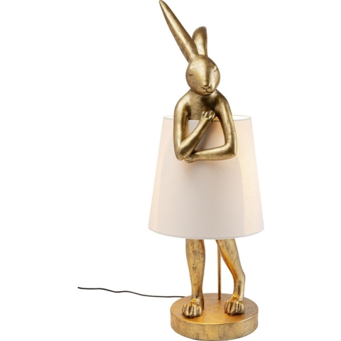 Kare Design Animal Rabbit Tafellamp 88 Cm - Goudkleurig