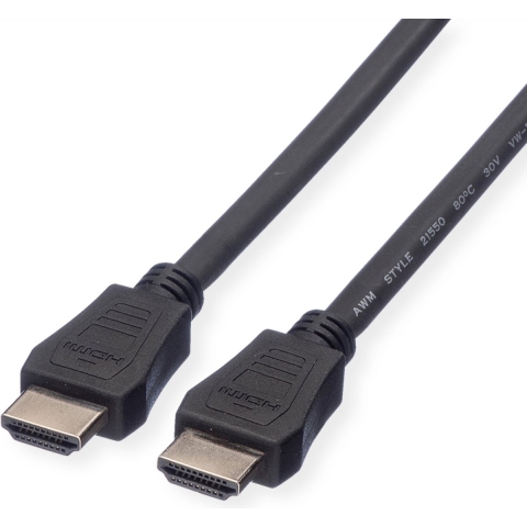 VALUE HDMI High Speed Cable met Ethernet M-M, LSOH, zwart, 5 m