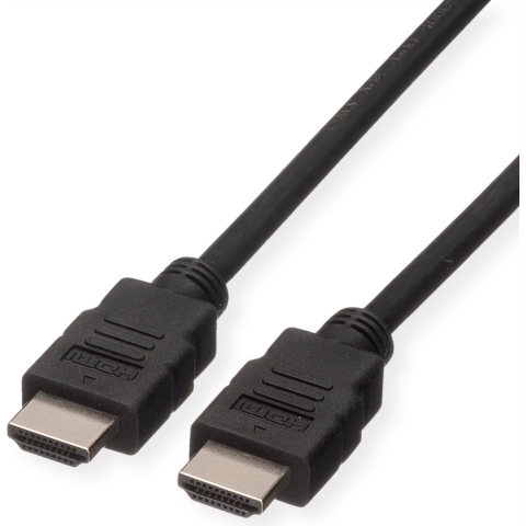 ROLINE HDMI High Speed kabel met Ethernet M-M, LSOH, zwart, 7,5 m