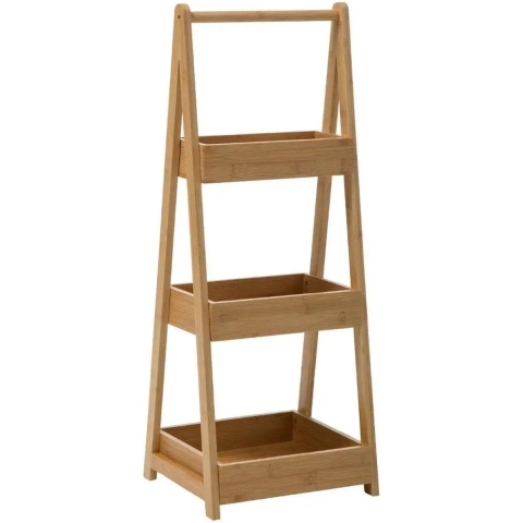 Doucherekje/badkamerrekje - bamboe - 3 lagen - 30 x 78 cm -