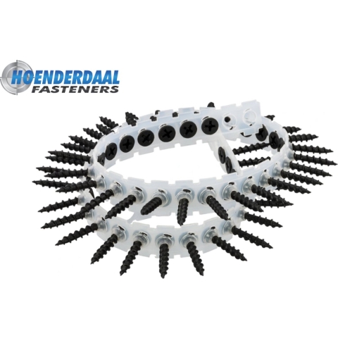 Hoenderdaal Gipsplaatschroef Gefosfateerd Grof Op Band PH2 3.9X55 | 1000 stuks - 0614.09.96301