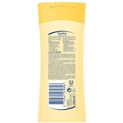 6x Vaseline Bodylotion Essential Healing 200 ml