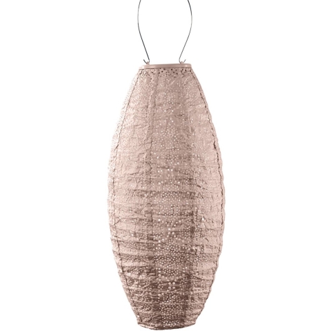 Long Oval dia. 20 cm Bazaar roze lampion - Lumiz