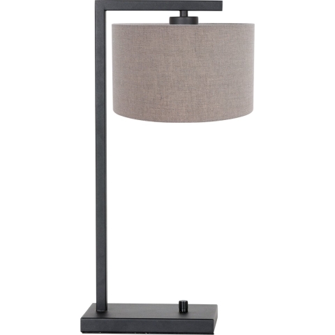 Steinhauer Stang tafellamp beige metaal 51 cm hoog