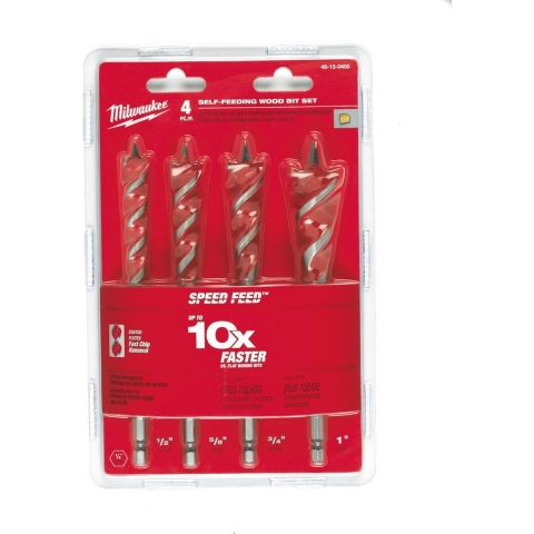 Milwaukee Accessoires Set zelfvoedende houtboren (4-delig) - 4932479477