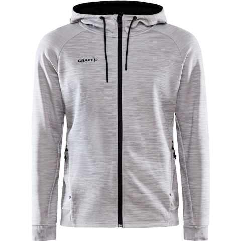 Craft 1909132 Adv Unify Fz Hood Men - Grey Melange - XL