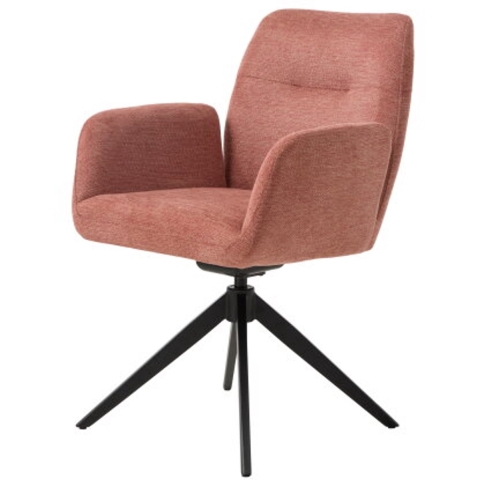 Giga Living - Eetkamerstoel Roze Metaal - Roxana