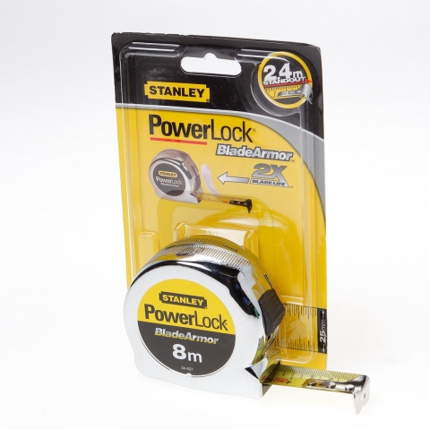 Stanley 0-33-527 Powerlock Blade Armor Rolmaat - 8m X 25mm