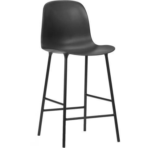 Normann Copenhagen Form Bar Chair Barkruk 65cm Zwart