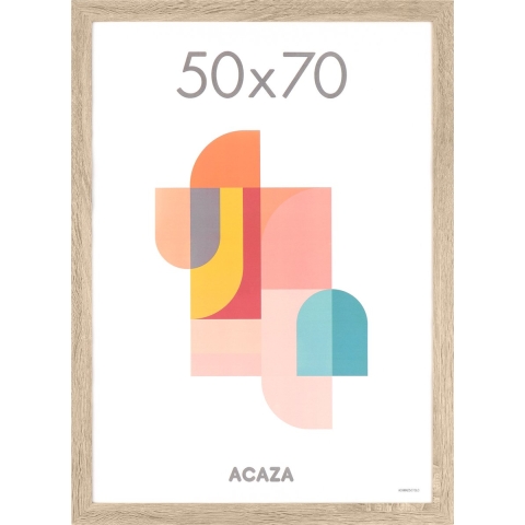 Fotokader - Fotolijst - 50x70 cm - MDF hout - Lichte Eik