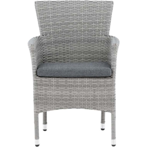 Venture Home Malina Eetkamerstoel 60 x 86 x 58 - Grijs - 2-pack