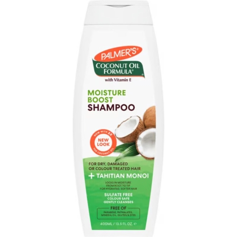 3x Palmers Shampoo Moisture Boost Coconut Oil Formula 400 ml