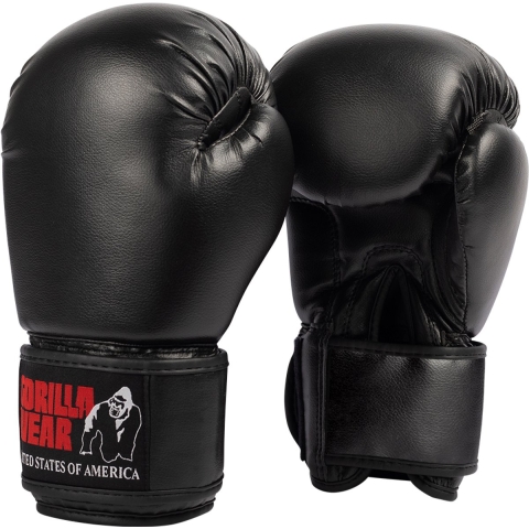 Gorilla Wear Mosby Bokshandschoenen - Zwart - 18 oz