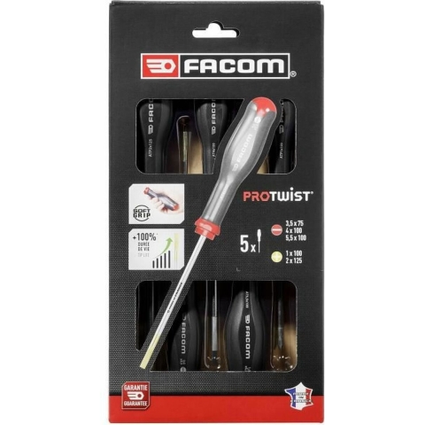 Facom Schroevendraaierset Protwist 5 Delig - AT.5PB - AT.5PB