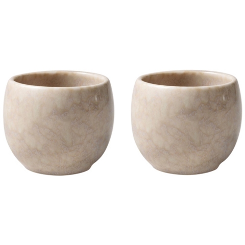 LIKE BY VILLEROY & BOCH - Perlemor Home - Eierdop Sand set/2