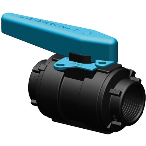 TruDesign Kogelkraan 25 mm (1 inch) BSP schroefdraad kunststof
