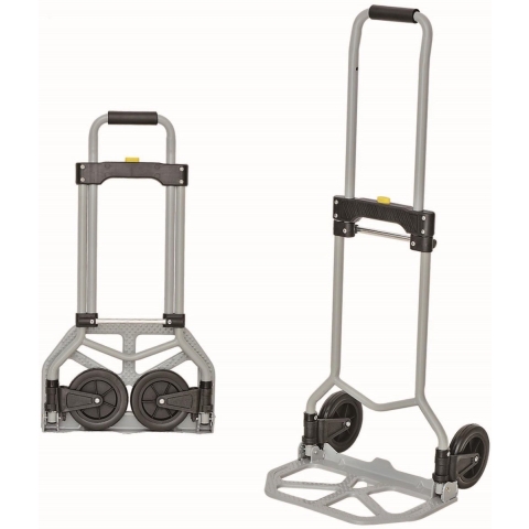 Steekwagen transport trolley - metaal - max 65 kilo - opvouwbaar -