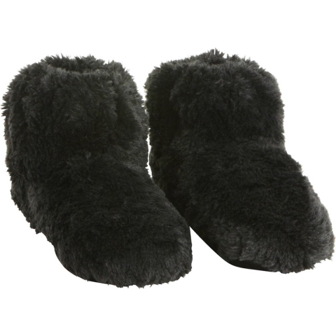 Zwarte warmte pantoffels/sloffen voor dames 37/40 -