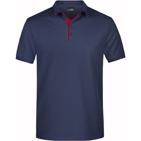 Polo shirt Golf Pro premium navy/rood voor heren M -