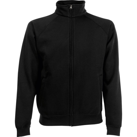 Fruit of the Loom - sweat jacket/vest - zwart - premium XL (EU 54) -