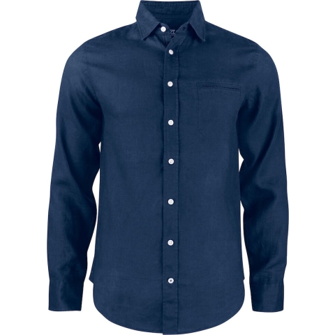 Cutter & Buck 352408 Summerland Linen Shirt Men - Dark Navy - S