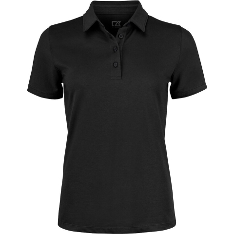 Cutter & Buck 354431 Oceanside Stretch Polo Dames - Zwart - XXL