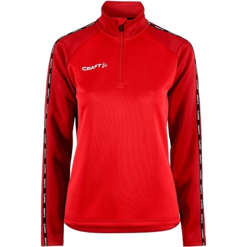 Craft 1912732 Squad 2.0 Half Zip W - Bright Red/Express - XS