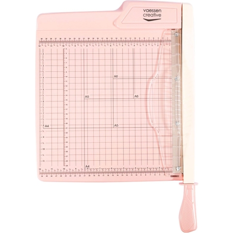 Guillotine Papersnijder 30cm roze Vaessen