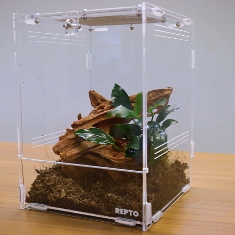Repto terra clear 19,5x18,5x29 cm - Aquadistri