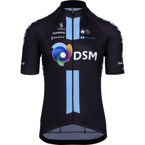 TEAM DSM Shirt met korte mouwen 2021 fietsshirt met korte mouwen, voor heren,